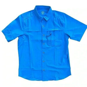 UPF 50 GH BASS Excursion Performance Button down short-sleeve Men’s Size Medium